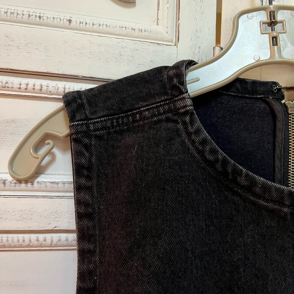 Abercrombie & Fitch Black Denim Dress - Picture 3 of 8